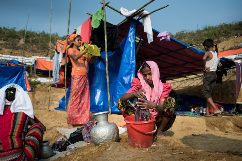 Hilfe für Rohingya in Bangladesh
